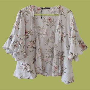 Floral printed Linen shirt top